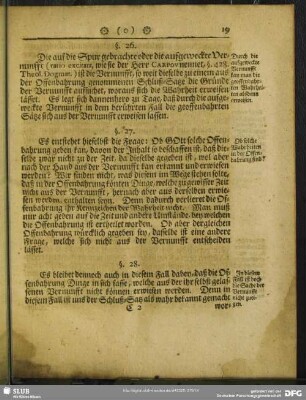 §. 27. Ob solche Wahrheiten in der Offenbahrung sind?