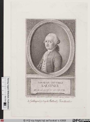 Bildnis Abraham Gotthelf Kaestner