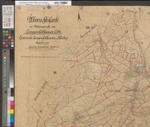 Langenholthausen (Balve), Blintrop (Neuenrade), Umlegung Langenholthausen-Blintrup, Übersichtskarte