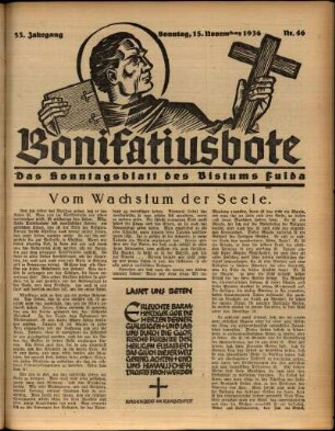 Ausgabe vom Sonntag, den 15. November 1936.