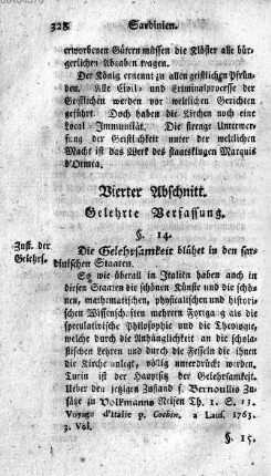 Vierter Abschnitt. Gelehrte Verfassung