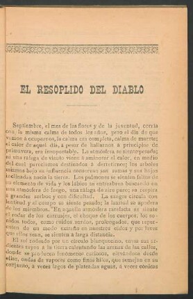 El resoplido del diablo