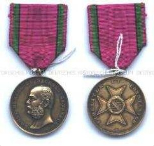 Sachsen-Ernestinischer Hausorden, Silberne Verdienstmedaille