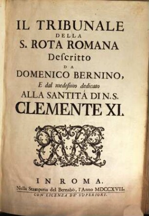 Il tribunale della S. Rota Romana