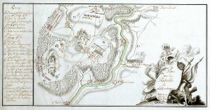WHK 25 Deutscher Siebenjähriger Krieg 1756-1763: Plan der Schlacht bei Lutterberg, 10. Oktober 1758