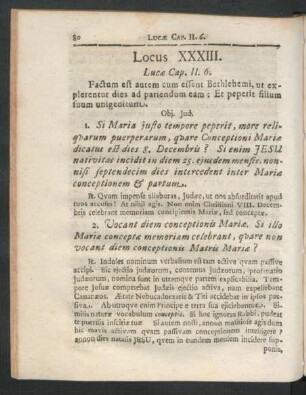 Locus XXXIII.