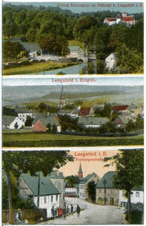 Lengefeld. Schloss Rauenstein , Freiberger Straße