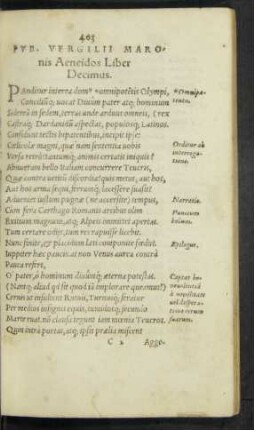 Pub. Vergilii Maronis Aeneidos Liber Decimus.