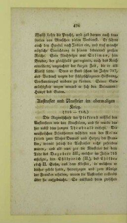 Austrasier und Neustrier im abermaligen Krieg