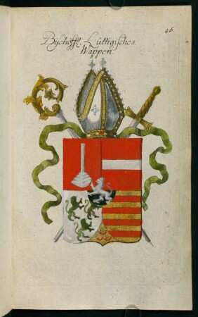 46, Wappen des Erzbischofs zu Lüttich