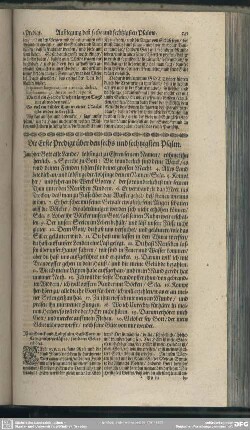 Die Predigten über den sechs und sechtzigsten Psalm