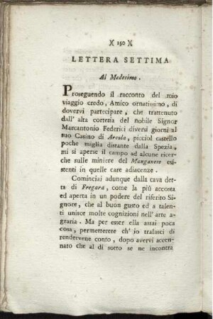 Lettera Settima Al Medesimo.