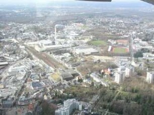 Luftbild Endhaltestelle Bergisch Gladbach