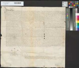 Exekutionsinstrument betreffend die Streitsache des Erzbischofs Hermann mit der Stadt Köln wegen des Einritts desselben.