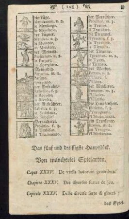 Von mancherley Spielarten