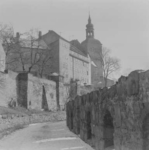 Bautzen Winterbilder : Bautzen. Blick zum Lauenturm. Winteraufnahme