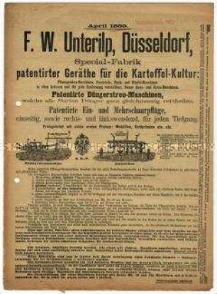 Kartoffelpflanzlochmaschine