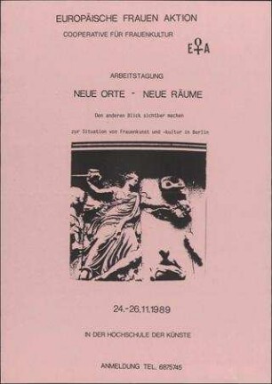 Neue Orte - neue Räume Den anderen Blick sichtbar machen