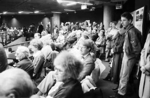 Freiburg: Ausstellung, Das ewige Gold der Menschen, Eröffnungsfeier in der Universitätsbibliothek