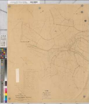 Rarbach (Bestwig), Separation Niederhenneborn, Brouillonkarte Flur 9 und 10