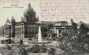 Leipzig: Reichsgericht u. Schmuckplatz