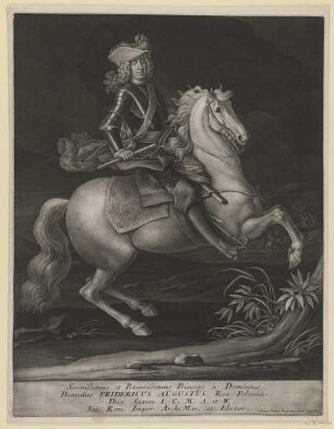 Bildnis des Fridericus Augustus, König von Polen