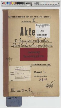 2. Organisationskomitee: Stand des Bewertungsverfahrens