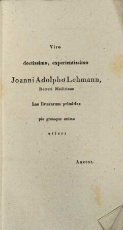 Nonnulla de psoitide : diss. inaug. med.