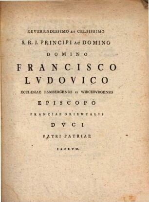 De Decimis Novalibus Dissertatio