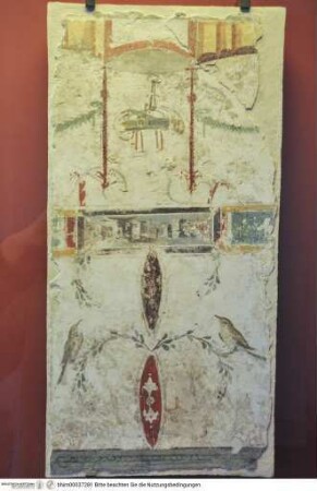 Wandfresko aus Pompeji