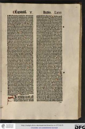 Lectio LXVI.