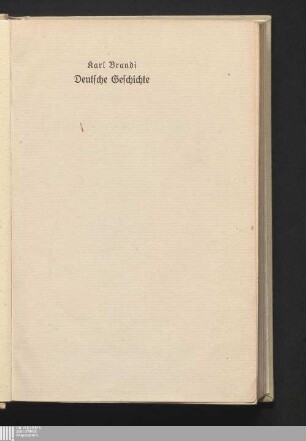 Deutsche Geschichte