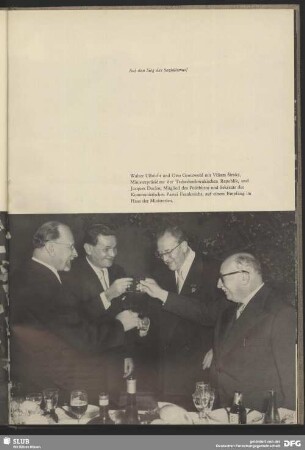 Walter Ulbricht und Otto Grotewohl im Haus der Ministerien