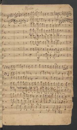 Messen; Coro, orch, bc; B-Dur