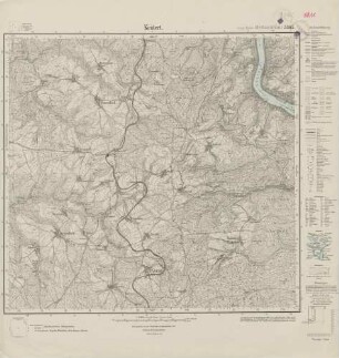 5811 (alte Nr.: 3365) Kestert, Meßtischblatt (4cm - Karte)
