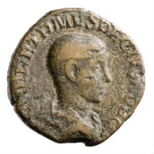 Münze, Sesterz, 250 - 251 n. Chr.