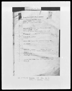 Sequentiar, Graduale und Sakramentar — ---, Folio 7Buchseite