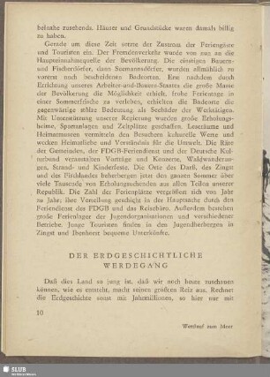 Der erdgeschichtliche Werdegang