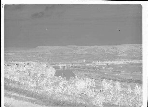 Durchstich Eltmann. Blick auf die Mainbrücke Eltmann-Ebelsbach mit Durchstich und Altmain. Im Hintergrund der neue Ebelsbach.