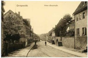 Geringswalde. Untere Hauptstraße