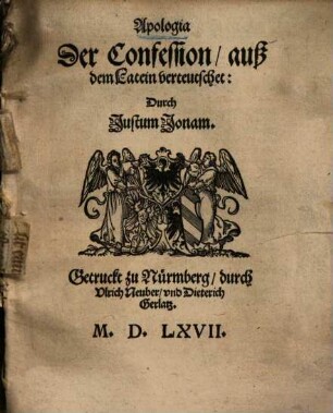 Apologia der Confession