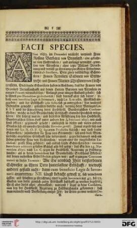 Facti Species