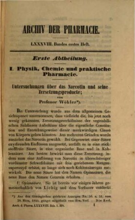 Archiv der Pharmazie : chemistry in life sciences. 37. 1844