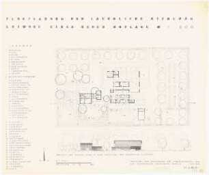 Flurplanung und ländliche Siedlung Schönow, Düppel, Zehlendorf und Dahlem, Berlin: Grundriss Hofstelle 1:200