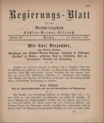 Nr. 22 : 27. September 1865