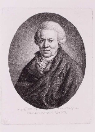 Bildnis des Dresdner Galerieinspektors Johann Anton Riedel