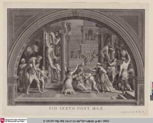 [Der Rückzug Attilas; Attila; Pope Leo repulsing Attila]