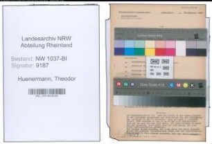 Entnazifizierung Theodor Huenermann , geb. 20.10.1893 (Arzt.)