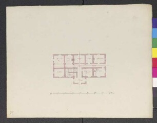 Grundriss eines Landhauses (EG) für "Mons. Haartman"