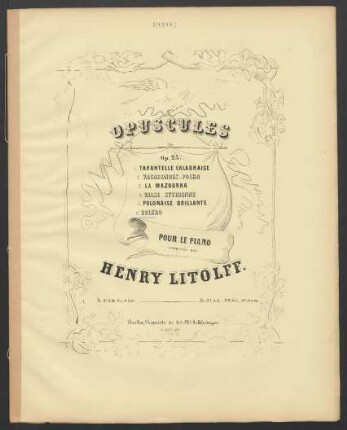 6: Bolero : pour le piano : op. 25 [no.] 6